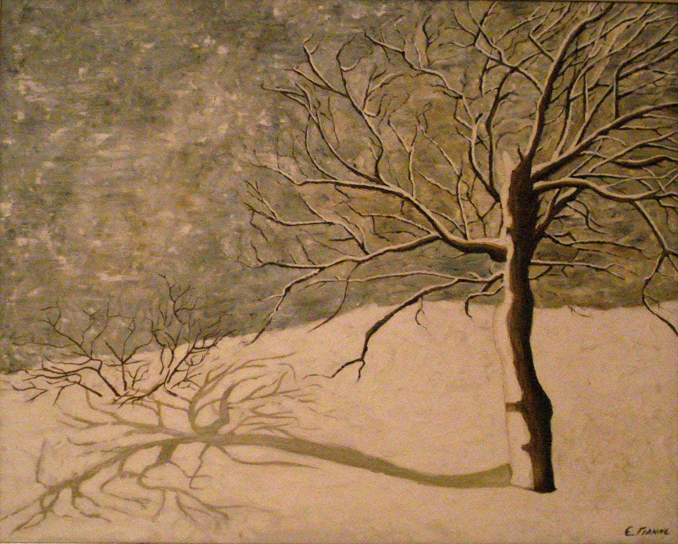 Λήμνος I  (2006) / λάδι σε μουσαμά, 80x60 εκ.