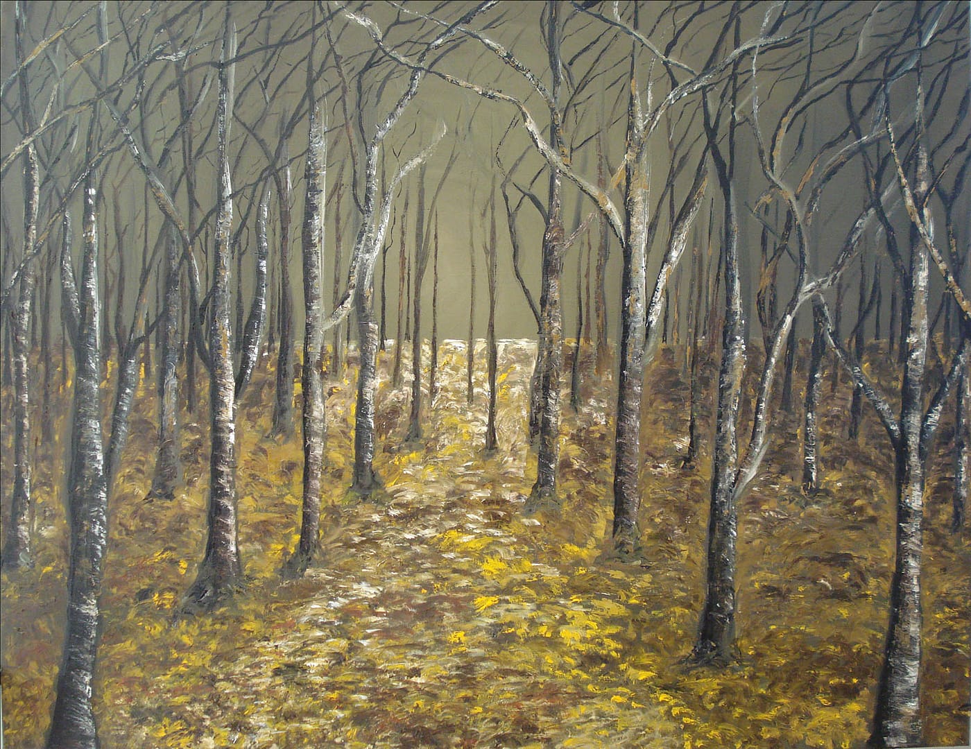 Χωρίς τίτλο (2011) / λάδι σε μουσαμά, 100x80 εκ. - ιδιωτική συλλογή