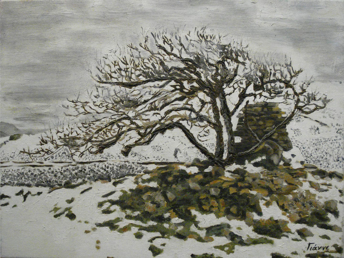 Λήμνος II  (2006) / λάδι σε μουσαμά, 40x30 εκ. – ιδιωτική συλλογή