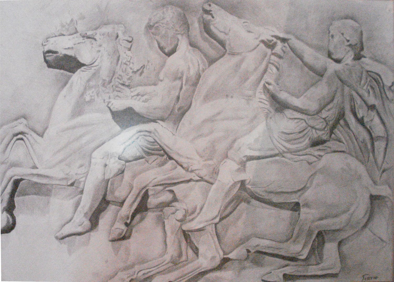 Αναφορά ΙΙ (2007) / μολύβι σε χαρτί, 70x50εκ. – ιδιωτική συλλογή