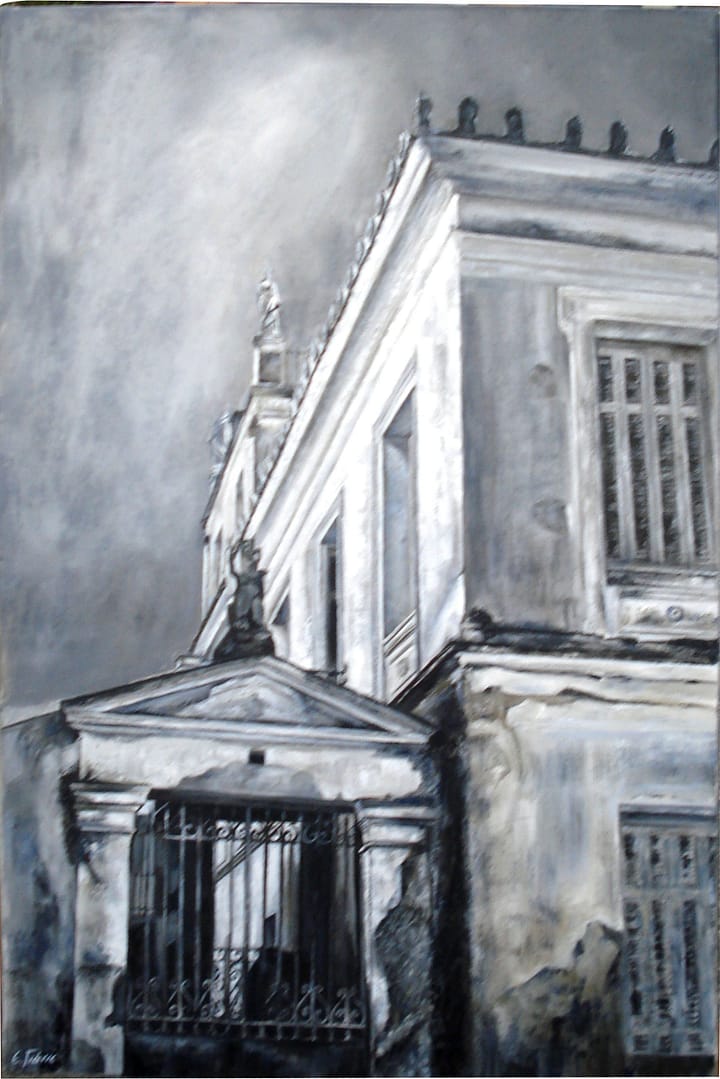 Σιωπηλό (2011) / λάδι σε μουσαμά, 60x90 εκ. – ιδιωτική συλλογή