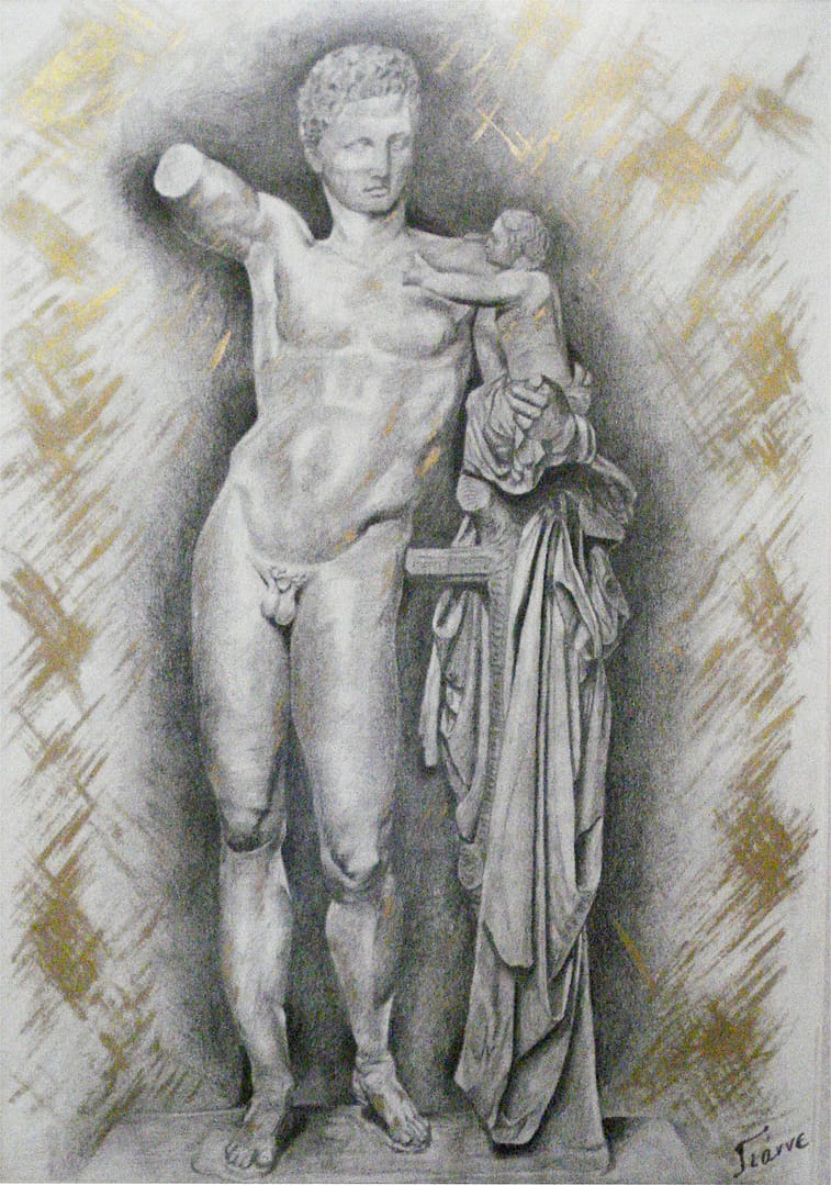 Αναφορά V (2005) / μολύβι σε χαρτί, 35x50 εκ. – ιδιωτική συλλογή