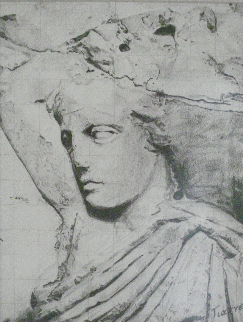 Αναφορά Ι  (1994) / μολύβι σε χαρτί, 20x25εκ. – ιδιωτική συλλογή