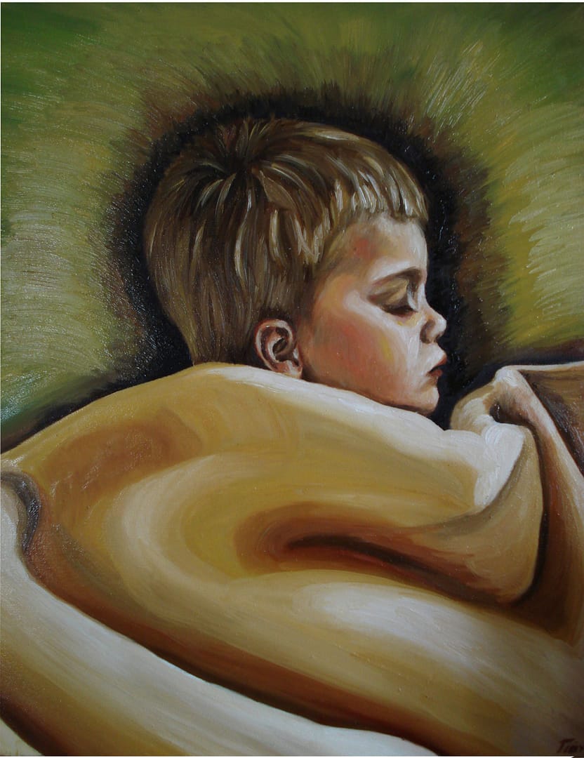 Γαλήνη (2005) /  λάδι σε μουσαμά, 40x50εκ.