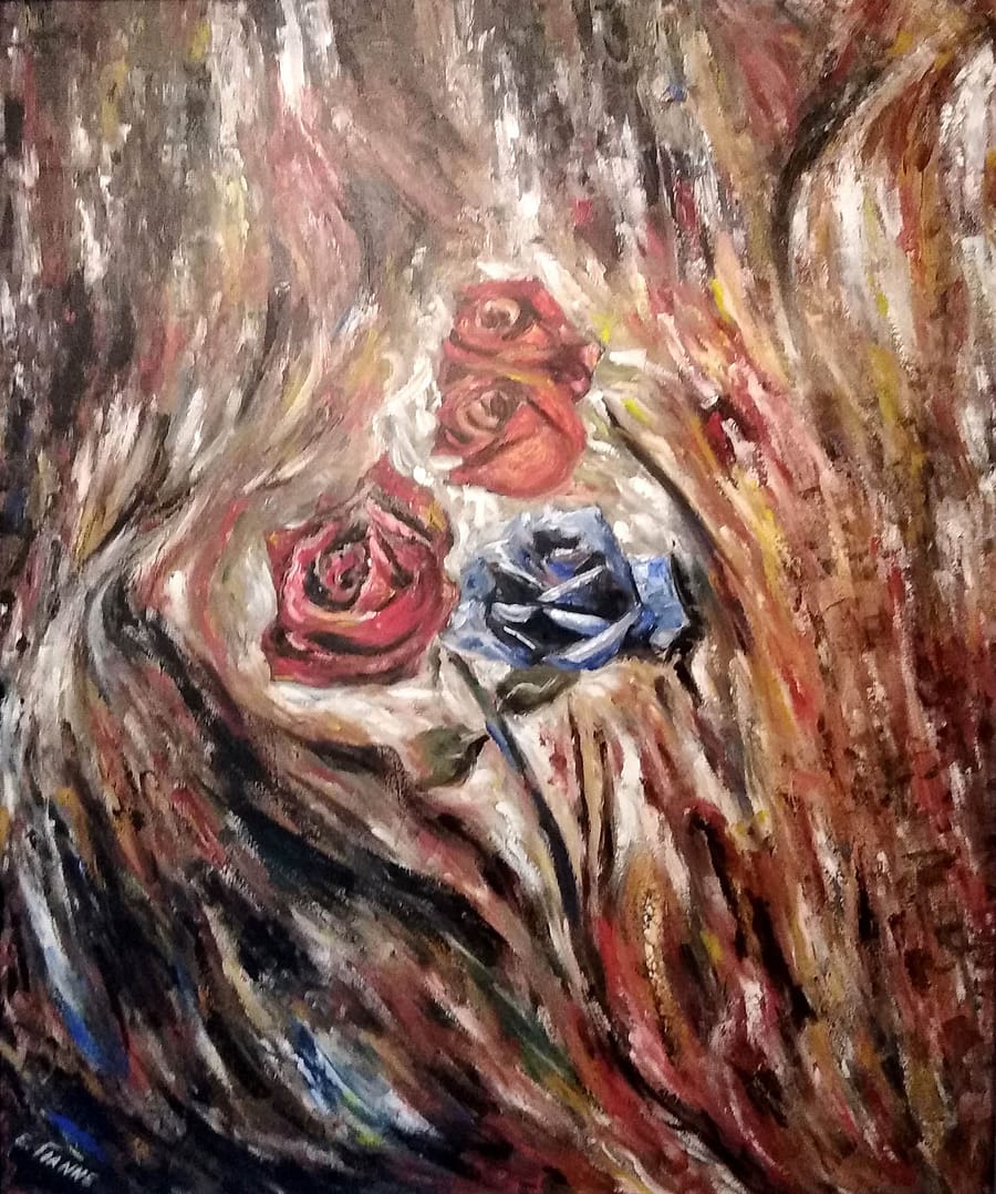 Χωρίς τίτλο (2009) / λάδι σε μουσαμά, 100x120εκ. – ιδιωτική συλλογή